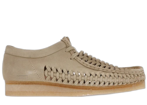 Clarks Originals Woven Wallabee Supreme Tan