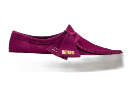 Clarks Wallabee Cup Berry Nubuck (Women's)