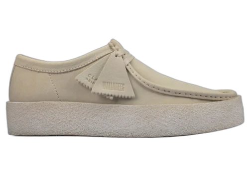 Clarks Wallabee Cup White Nubuck