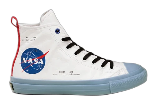 Converse Chuck Taylor All Star 100 Hi Spacesuit NASA White Blue