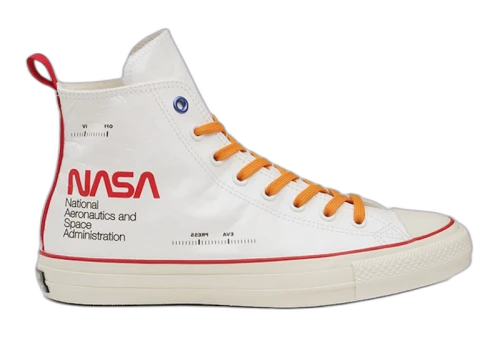 Converse Chuck Taylor All Star 100 Hi Spacesuit NASA White Orange