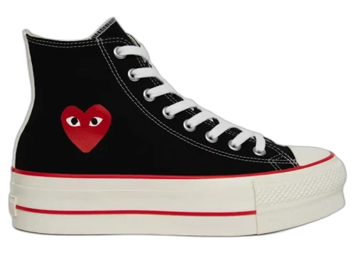 Converse Chuck Taylor All Star Hi Platform Comme des Garçons PLAY Black