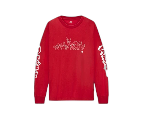 Converse Pokemon Team L/S T-shirt Red