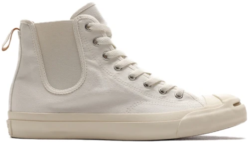 Converse Jack Purcell Hi Sidegore RH White