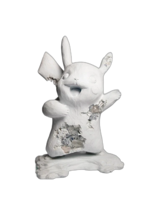 Daniel Arsham x Pokémon x Parco Museum Tokyo Relics of Kanto Through Time Pikachu Poster