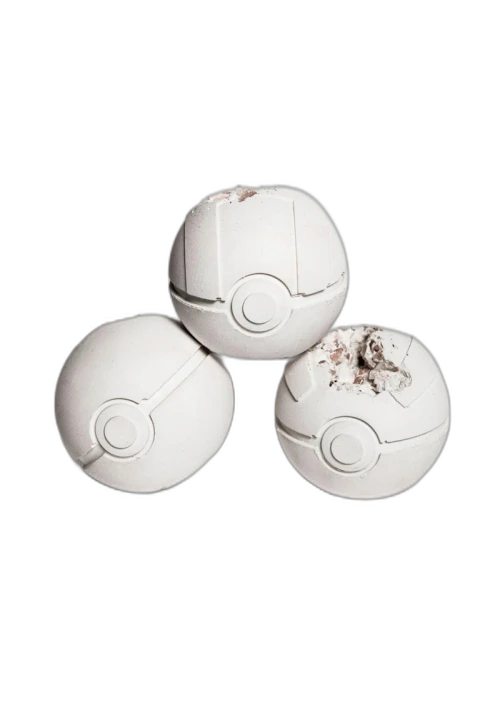 Daniel Arsham x Pokémon x Parco Museum Tokyo Relics of Kanto Through Time Poké Ball Poster