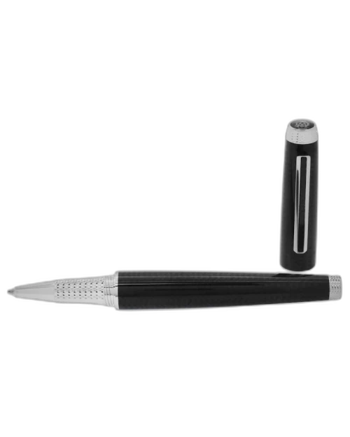 Dunhill Avorites Black Carbon Fiber 5.5in Rollerball NNV3623