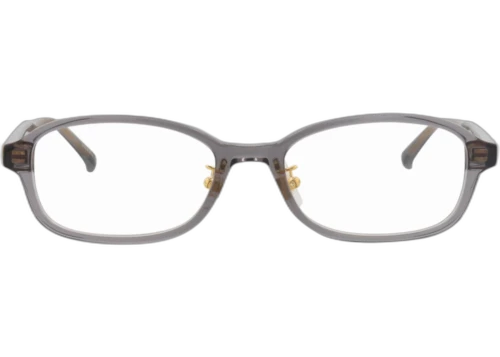 Dunhill Round Frame Acetate Optical Frames DU0021OJ-30009674-004 Grey Grey Transparent