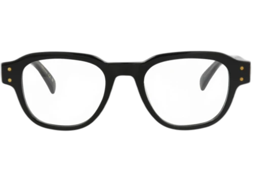 Dunhill Round Frame Recycled Acetate Optical Frames DU0048O-30012363-001 Black Black Transparent
