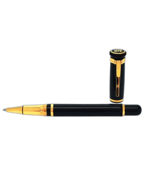 Dunhill Sentryman Black Resin 5.5in Rollerball NWD3553
