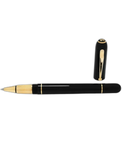 Dunhill Sidecar Black Resin 5.375in Rollerball NUA3233