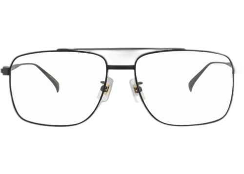 Dunhill Square Frame Titanium Optical Frames DU0024O-30011406-002 Black Black Transparent