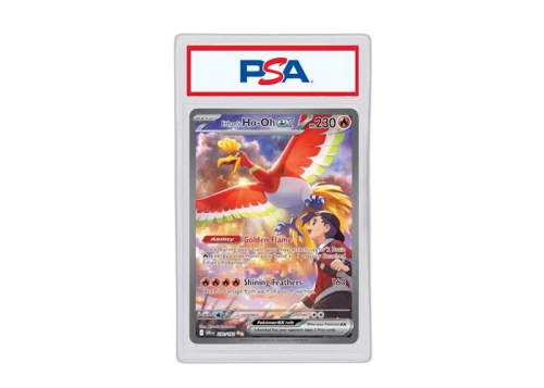 Ethan's Ho-Oh ex 2025 Pokémon Scarlet & Violet Destined Rivals Special Illustration Rare 230/182 (PSA or BGS Graded)