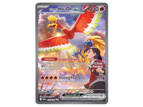 Ethan's Ho-Oh ex 2025 Pokémon Scarlet & Violet Destined Rivals Special Illustration Rare 230/182 Ungraded