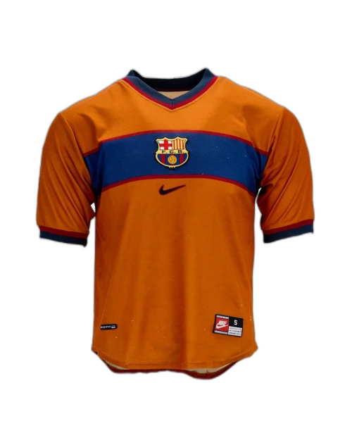 FC Barcelona 1998/00 Third Jersey Luis Figo (Size Small) Multicolor