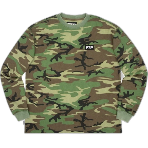 FTP Embroidered Logo Patch Thermal (Woodland Camo)