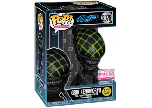 Funko Pop! Limited Edition : Alien Vs. Predator Grid Xenomorph (Glow) 1200Pcs Figure #2076