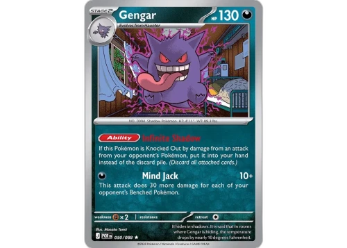 Gengar 2026 Pokemon Mega Evolutions Perfect Order 050/088 Ungraded