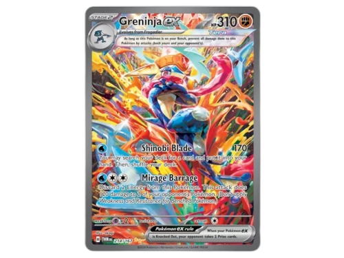 Greninja ex 2025 Pokémon Scarlet & Violet Twilight Masquerade Special Illustration Rare 214/167 Ungraded