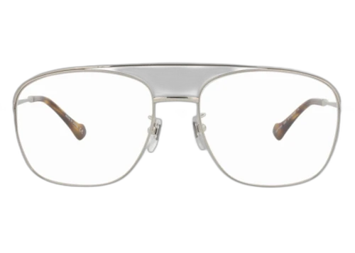 Gucci Aviator Frame Metal Optical Frames GG1103O-30012928-003 Silver Silver Transparent