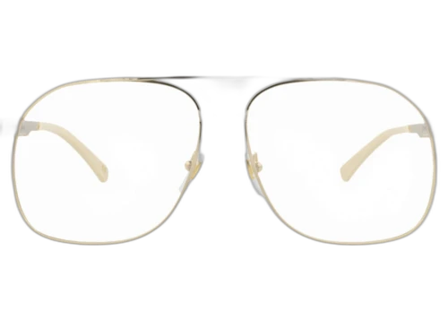 Gucci Aviator Frame Metal Optical Frames GG1224O-30013481-002 Gold Gold Transparent