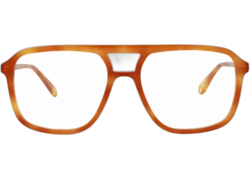 Gucci Aviator Style Acetate Optical Frames GG1078O-30012803-002 Havana Havana Transparent