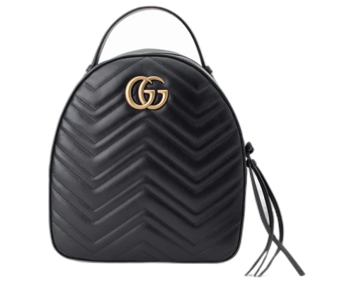Gucci GG Marmont Backpack Matelasse Black