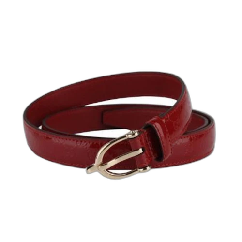 Gucci Belt Crocodile Red