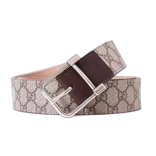 Gucci Belt GG Supreme Beige/Brown