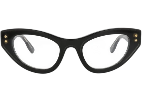 Gucci Cat Eye Frame Acetate Optical Frames GG1083O-30012888-001 Black Black Transparent