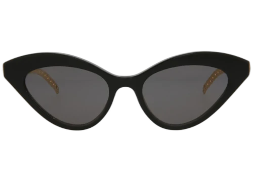 Gucci Cat Eye Frame Acetate Sunglasses GG0978S-30011176-004 Black Gold Grey