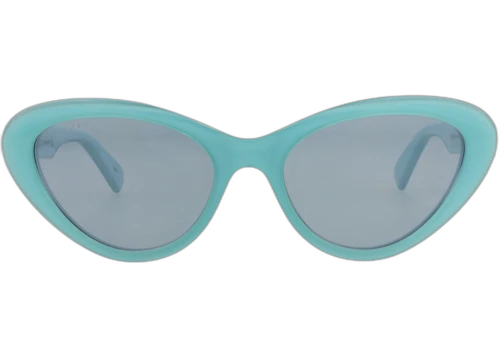 Gucci Cat Eye Frame Acetate Sunglasses GG1170S-30013427-003 Light Blue Blue Blue