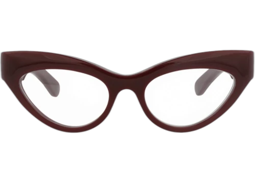 Gucci Cat Eye Frame Recycled Acetate Optical Frames GG1295O-30013848-002 Red Red Transparent