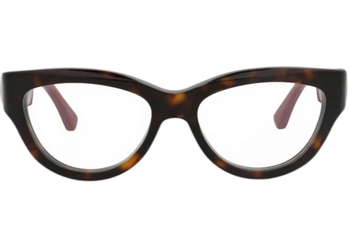 Gucci Cat Eye Frame Recycled Acetate Optical Frames GG1665O-30015453-002 Havana Red Transparent