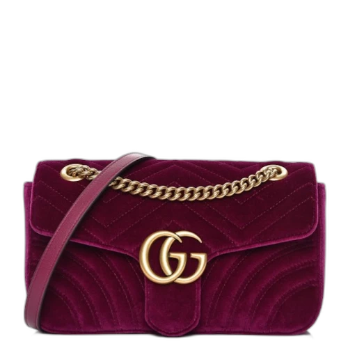 Gucci GG Marmont Crossbody Matelasse Small Rubin