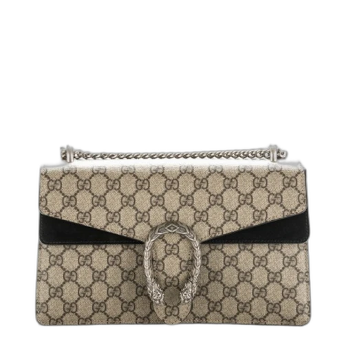 Gucci Dionysus Shoulder Bag GG Supreme Small Brown/Black