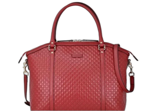 Gucci Dome Shoulder Bag MicroGuccissima Red