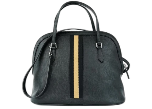 Gucci Dome Top Handle Web Medium Black