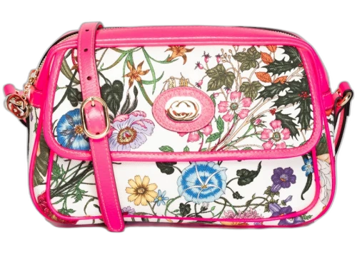 Gucci Fluo Bag Fuschia/White