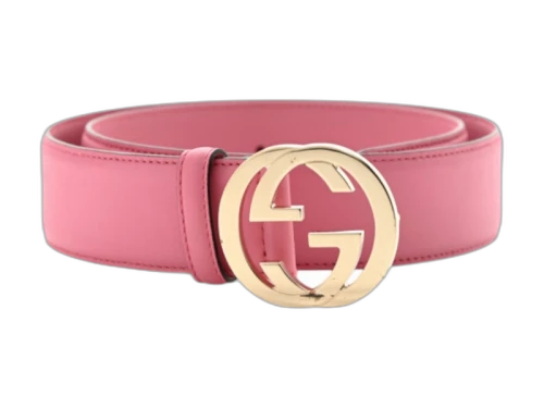 Gucci GG Interlocking 1W Belt Pink