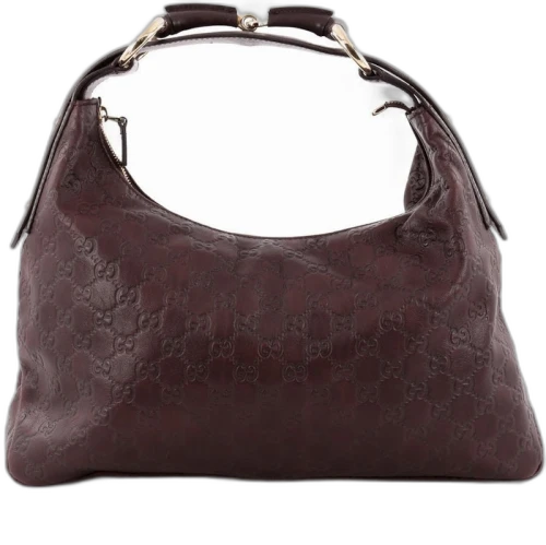 Gucci Horsebit Hobo Guccissima Medium Brown