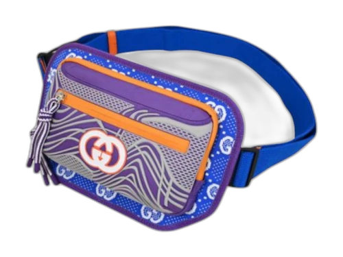 Gucci Interlock GG Monogram Belt Bag Blue