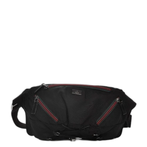 Gucci Nylon Web Belt Waist Pouch GG