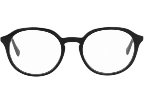 Gucci Round Frame Acetate Optical Frames GG1004O-30011772-001 Black Black Transparent