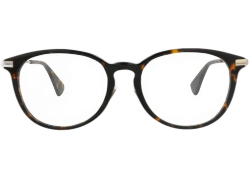Gucci Round Frame Acetate Optical Frames GG1014OA-30011790-002 Havana Gold Transparent