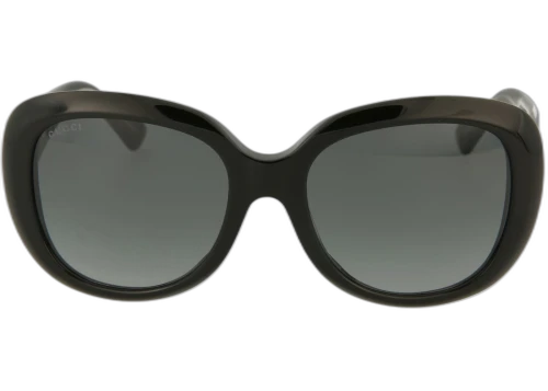 Gucci Round Frame Acetate Sunglasses GG0140SA-30001547-001 Black Grey