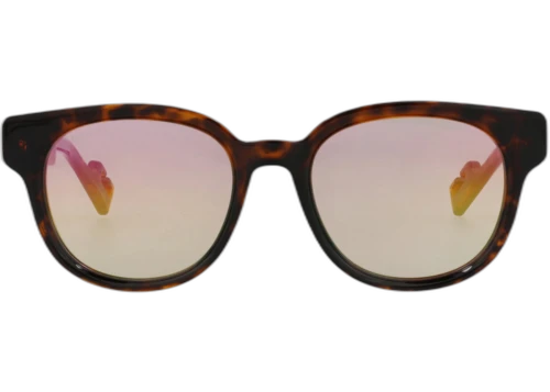 Gucci Round Frame Injection Sunglasses GG1237S-30013507-003 Havana Havana Pink