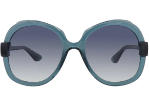 Gucci Round Frame Injection Sunglasses GG1432S-30014432-003 Blue Blue Blue