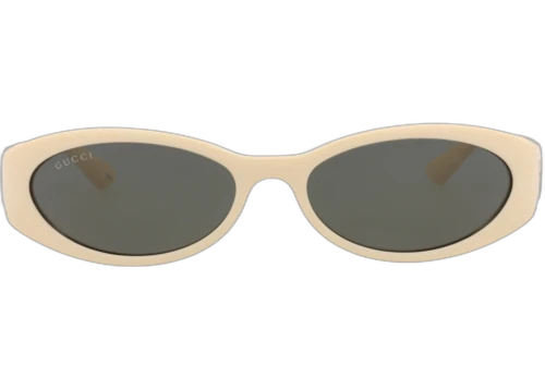 Gucci Round Frame Injection Sunglasses GG1660S-30015372-004 Ivory Ivory Grey