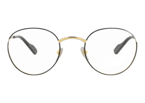 Gucci Round Frame Metal Optical Frames GG1222O-30013435-001 Gold Gold Transparent